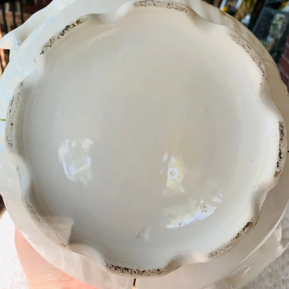 Vintage 1940s soup tureen serving dish with lid - Picture 5 of 12